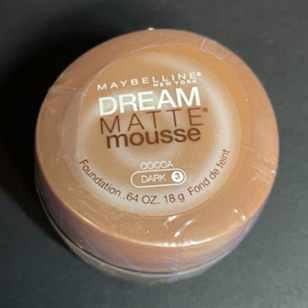 Maybelline Dream Matte Mousse Foundation Dark 3: Cocoa 0.64oz